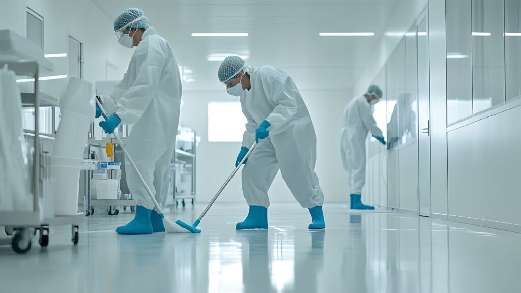 ทำความสะอาดห้องคลีนรูม