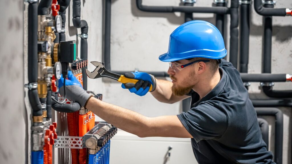 งานติดตั้งระบบสุขาภิบาลสำหรับห้องปฏิบัติการ Sanitary system installation work for laboratories