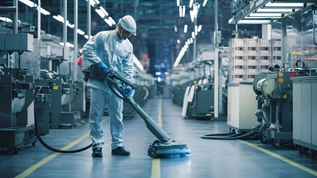 บริการทำความสะอาดเครื่องจักรในอุตสาหกรรม Industrial machinery cleaning service