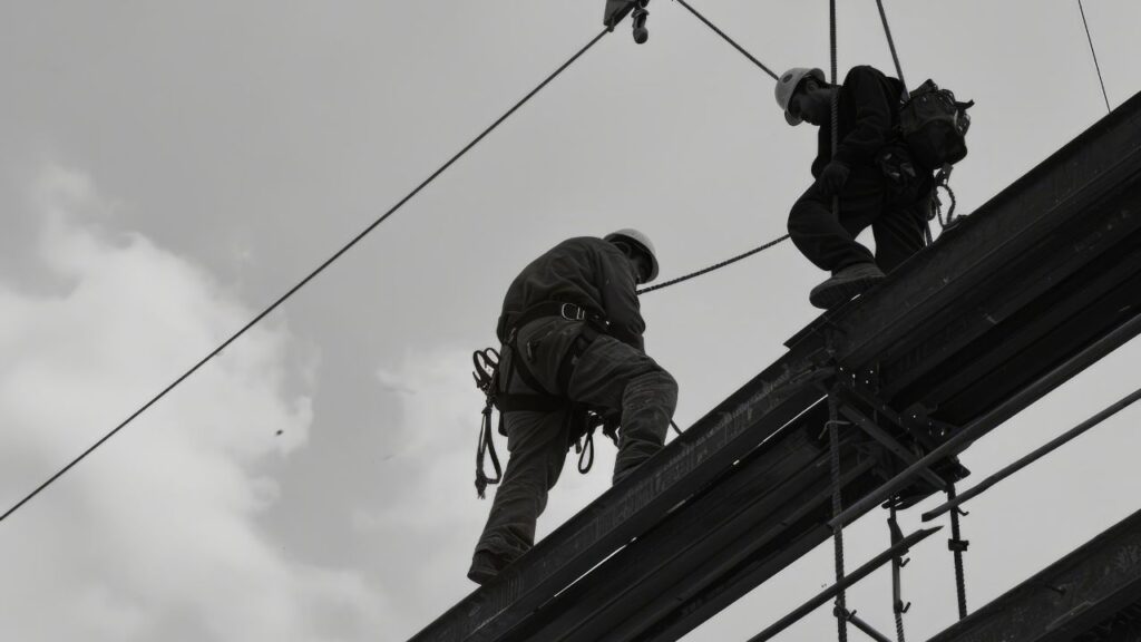 บริการโรยตัวติดตั้ง รื้อ ย้าย อุปกรณ์ บนที่สูง Abseiling, installation, dismantling and moving of equipment at high places